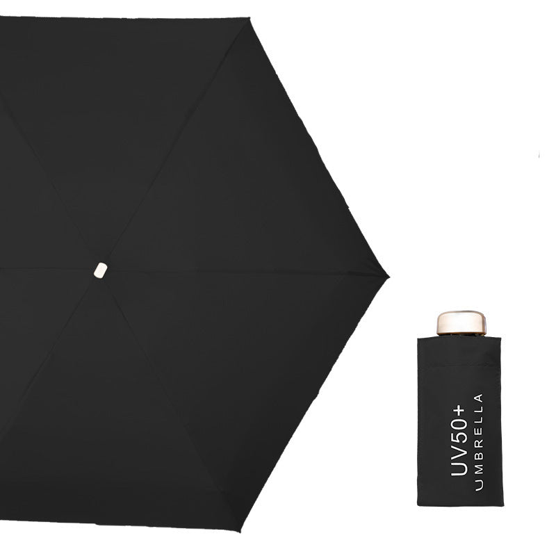 Mini Umbrella Lightweight Compact Phone Size Small Pocket UV50 Foldable Umbrella