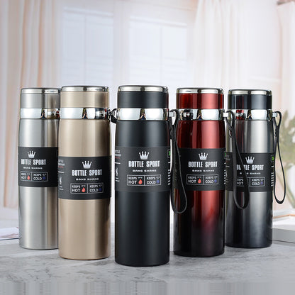 Chinese New Year Business Gift Jug /316 Stainless Steel Insulation Cup/Outdoor Large Capacity Thermal Vacuum Flask/ Christmas Sports Water Bottle