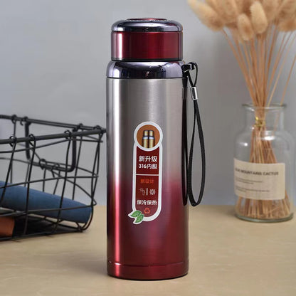 Chinese New Year Business Gift Jug /316 Stainless Steel Insulation Cup/Outdoor Large Capacity Thermal Vacuum Flask/ Christmas Sports Water Bottle